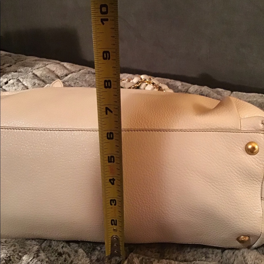 PRADA leather purse w/ brass chain straps - Picture 5 of 11